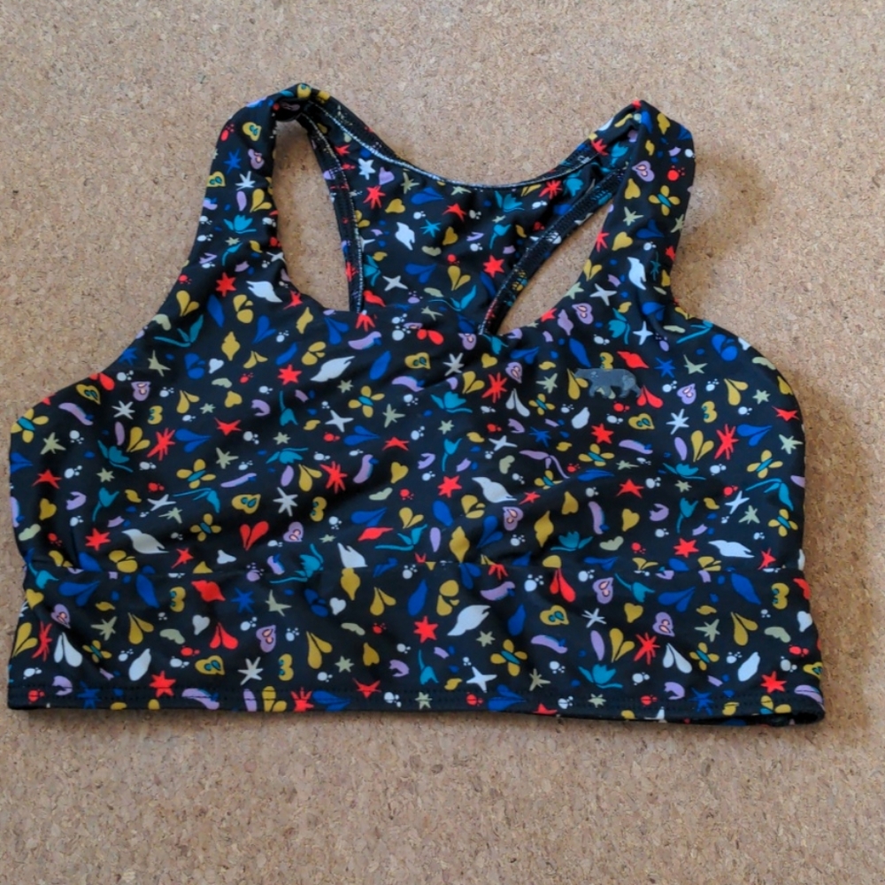 Running Bare Fire Starter Sports Bra S